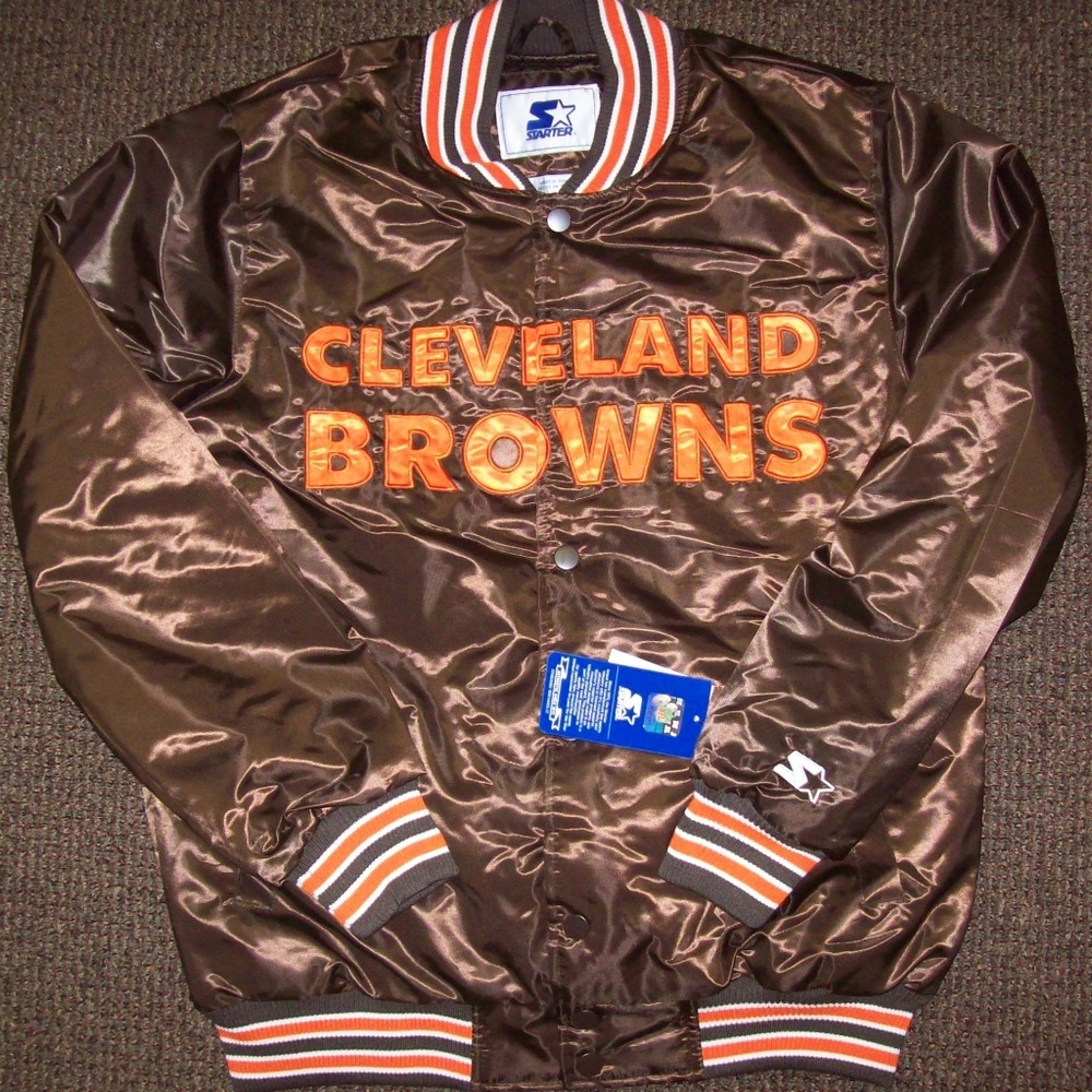 CLEVELAND BROWNS STARTER Brownie the Elf Jacket